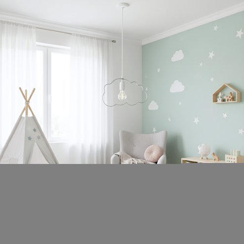 Lamp Cloud Grey 34,5x34,5x99,5cm