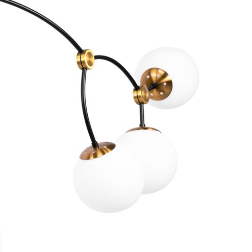 CEILING LAMP CHANDELIER TOOLIGHT APP1673-8CP BLACK