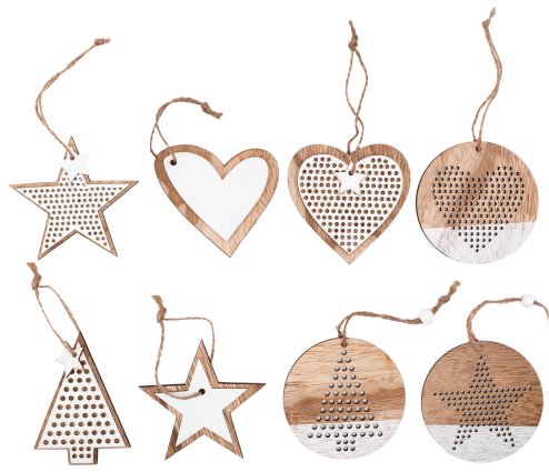Christmas decorations 311366 mix 8pcs