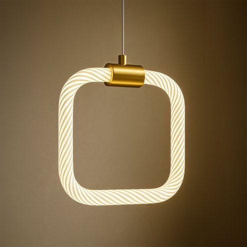 LED PENDANT LAMP TOOLIGHT LHJ056-CP1 20 WHITE, GOLD