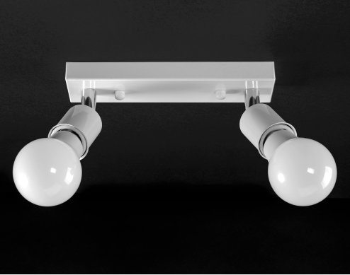 Ceiling Lamp Chandelier TOOLIGHT APP695-2C Spotlight 2 White 2-light points E27 20x7Cm