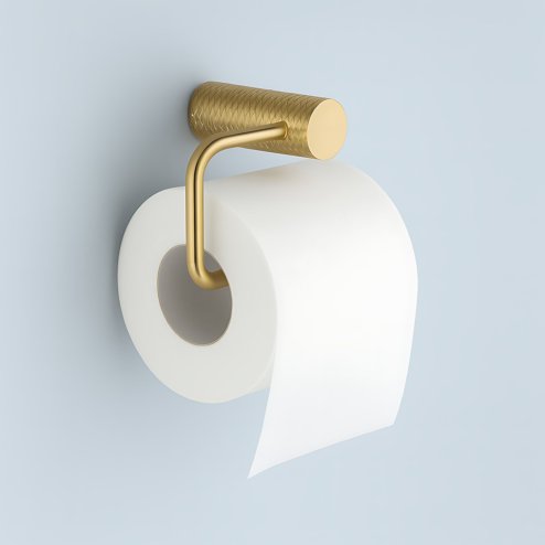 TOILET PAPER HOLDER REA 9711 PRISM BRUSH GOLD