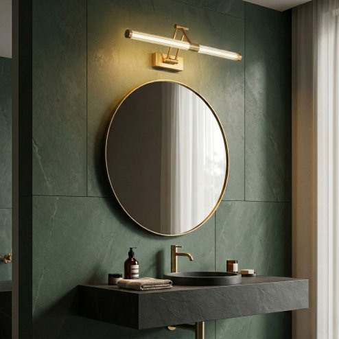 WALL LAMP REA APP1900-1W BRUSH GOLD