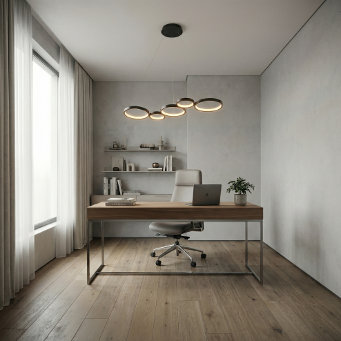 CEILING LAMP CHANDELIER REA APP1923-CP BLACK