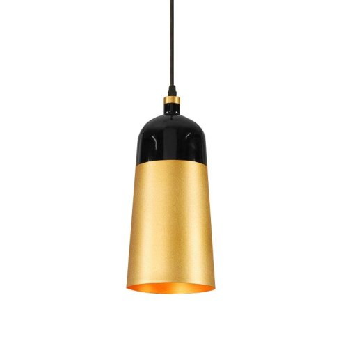 Pendant Lamp TOOLIGHT APP196 FOX B Bell Metal Black - Gold Pink E27 1-light point