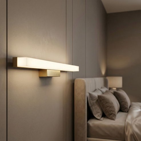 WALL LAMP REA APP1852-1W BRUSH GOLD