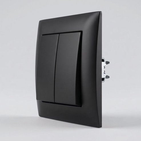 Toolight Double Switch Oste Jnh007-w Black