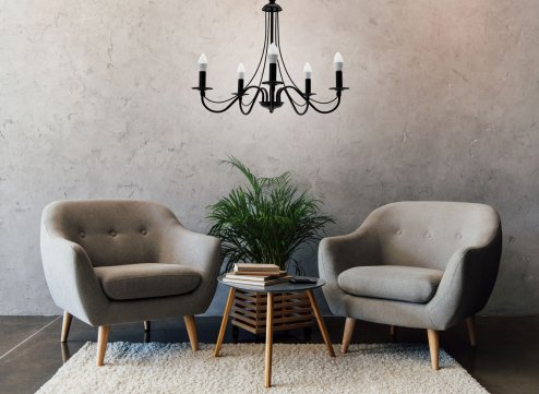 Lamp APP647-5CP BLACK