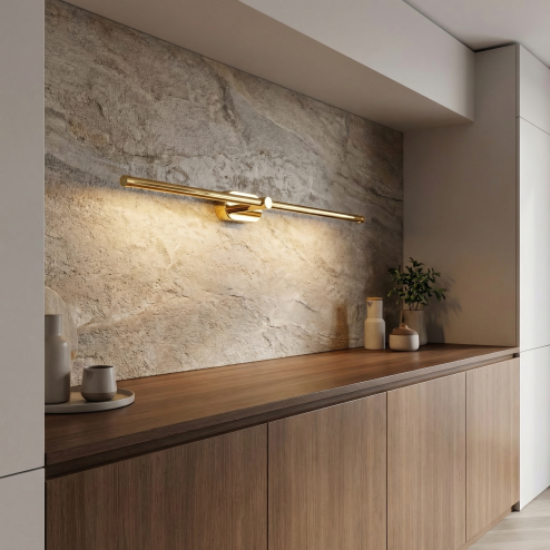 WALL LAMP REA APP1891-1W 80 CM GOLD