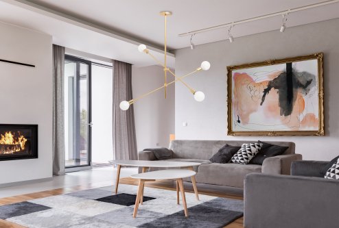 LAMP APP479-4C GOLD 81,5x12x85cm