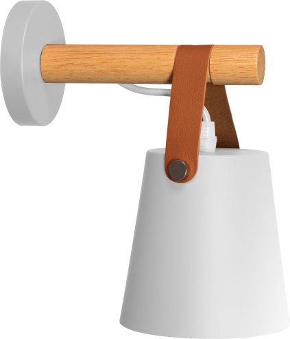 Wall Light Toolight APP467-1W E27 white / brown