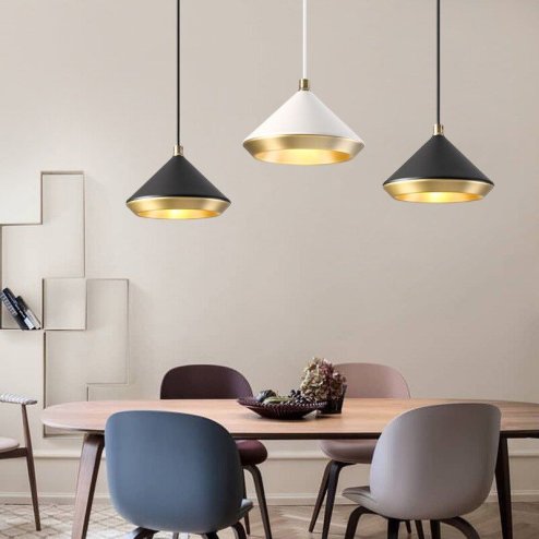 Pendant Lamp TOOLIGHT APP1004-1CP White Round 1-light point E27 20x15x15-100cm