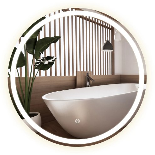 Mirror LED 80cm BAS 2x78,5x78,5cm