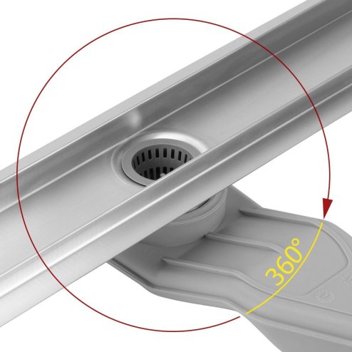 Linear Drainage REA Neox Superflow Brush Nickel 80