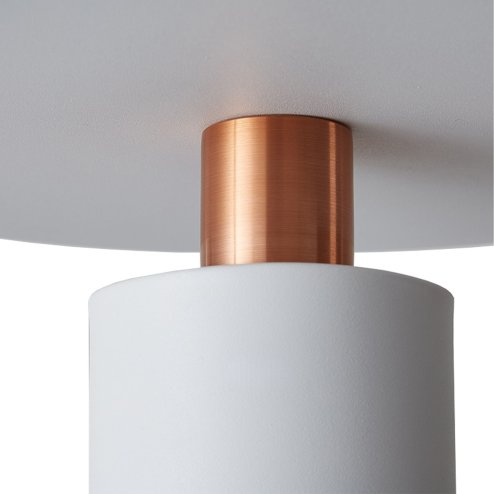 Pendant Lamp TOOLIGHT APP1146 Metal White - Gold Pink E27 1-light point