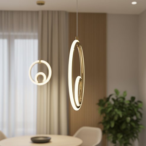 PENDANT CEILING LAMP TOOLIGHT LHJ094-1CP GOLD