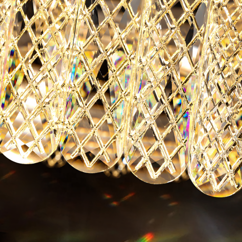 CEILING LAMP CHANDELIER TOOLIGHT APP1750-CP GOLD LED