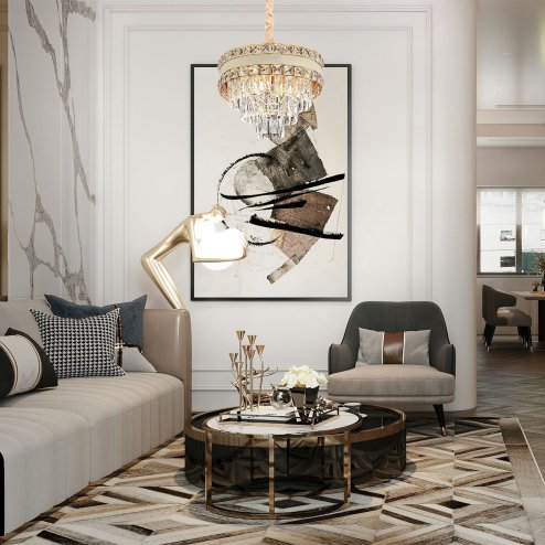 CEILING LAMP CHANDELIER TOOLIGHT G047-CP GOLD