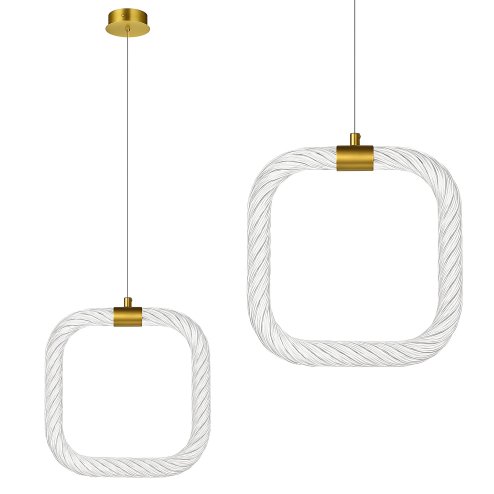 LED PENDANT LAMP TOOLIGHT LHJ056-CP1 20 WHITE, GOLD