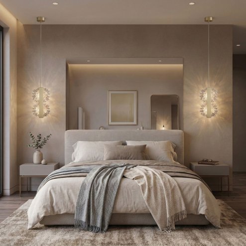 CEILING LAMP CHANDELIER REA G148-2CP GOLD BRUSH GOLD