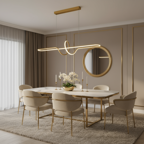 PENDANT CEILING LAMP TOOLIGHT LHJ038-CP GOLD