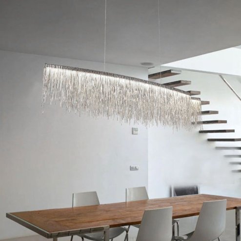 Pendant LED Lamp TOOLIGHT APP891-CP CHAIN 1-light point 38 W 22,5x100cm