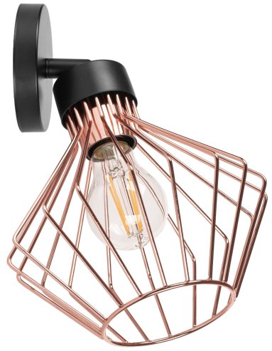 Wall Light Toolight APP534-1W E27 rose gold / black