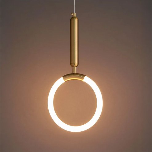 LED PENDANT LAMP TOOLIGHT LHJ058-CP1 4 BRUSHED GOLD
