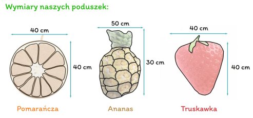Plush pillow Fruits Pineapple