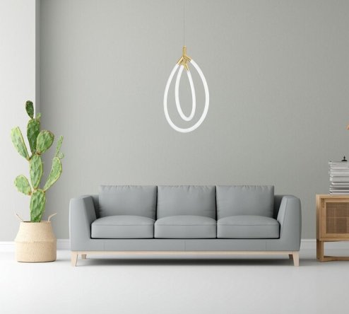 CEILING LAMP CHANDELIER TOOLIGHT LED G017-CP GOLD