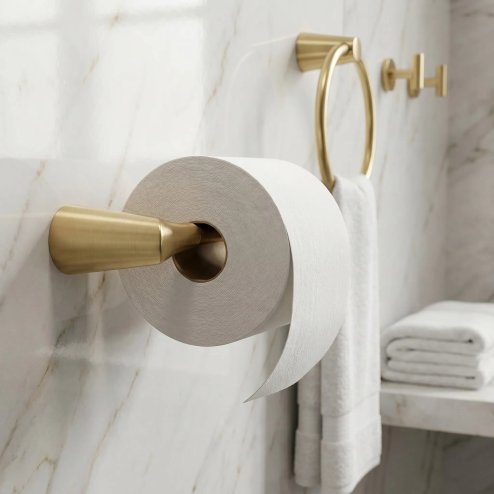 Paper Holder Rea Vibe 16205 Brush Gold