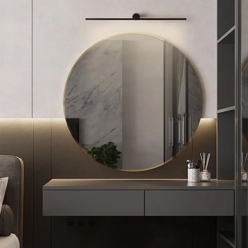 Bathroom Wall LED Light TOOLIGHT APP1342-W Black 9W 60cm