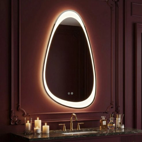 Mirror Rea Art 90X50 Led Transparent