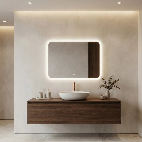 MIRROR REA TOP-3 80X60 TRANSPARENT 80X60 LED