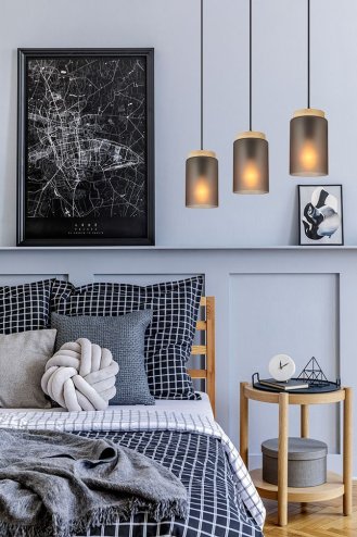 CEILING LAMP CHANDELIER TOOLIGHT APP1812-3CP GREY