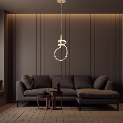 CEILING LAMP CHANDELIER TOOLIGHT G071-CP GOLD