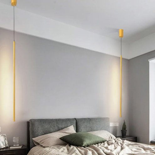 Pendant LED Lamp TOOLIGHT APP1414-C Gold 100cm