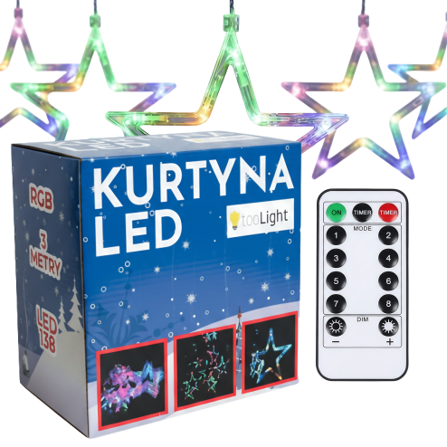 LED Curtain CD002-138 + Remote Control