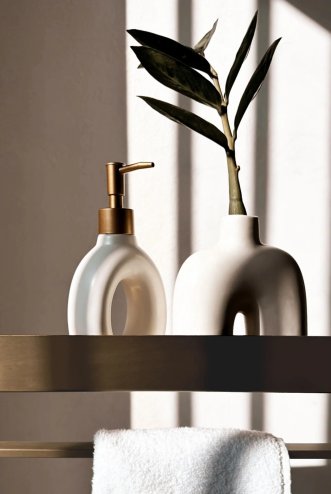Bathroom Shelf Sf01 60Cm Brushed Gold
