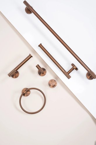 BATHROOM HANGER REA 6606 MODERN BRUSH COPPER