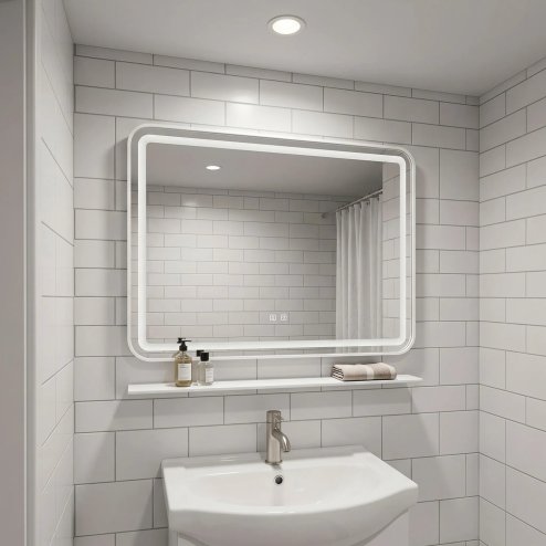 Mirror Rea L-8060 Led Transparent
