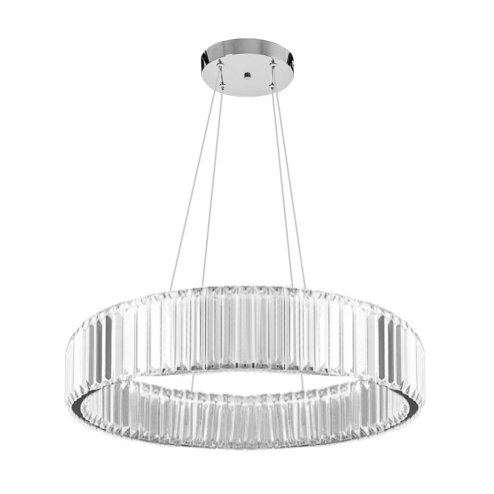 Pendant LED Lamp TOOLIGHT APP982-CP Cristal Round 2-light points 24W 40x40x8-98cm