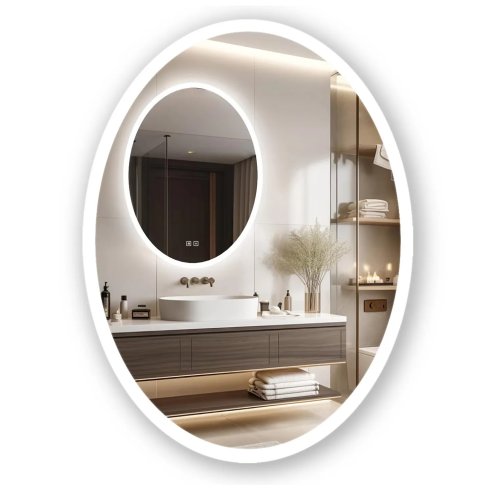 MIRROR TUTUMI LED WWA 60X80CM CHROME