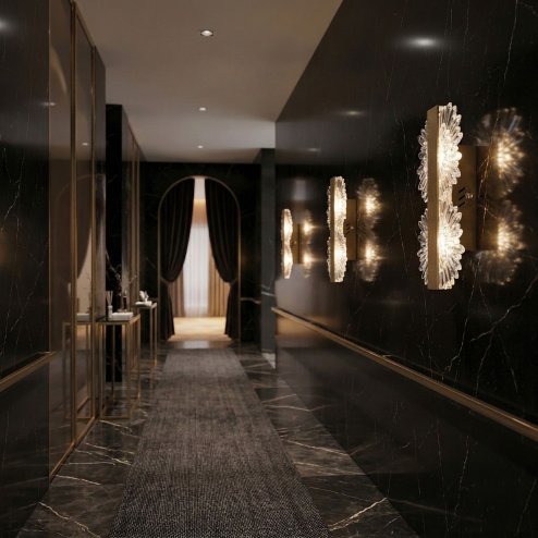WALL LAMP REA G147-2W GOLD GOLD