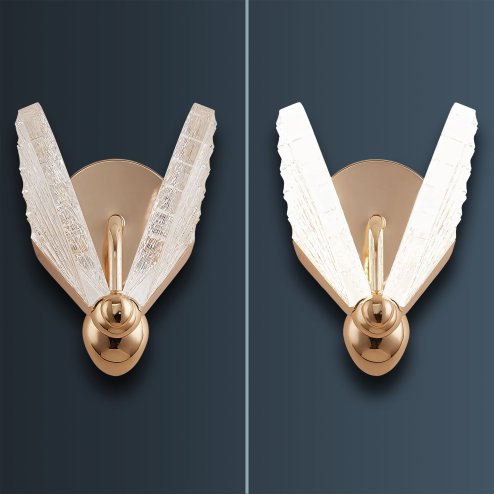 LED WALL LAMP TOOLIGHT LHJ104-1W GOLD 35 GOLD, ROSE GOLD