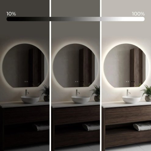 MIRROR REA FABIO 80 LED