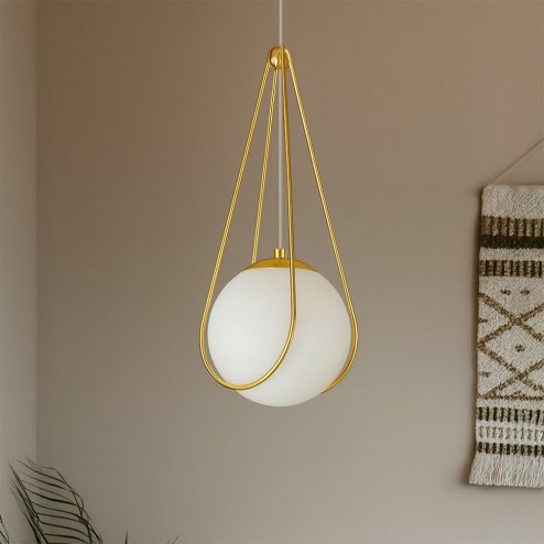 HANGING CEILING LAMP TOOLIGHT APP1793-1CP WHITE 20CM