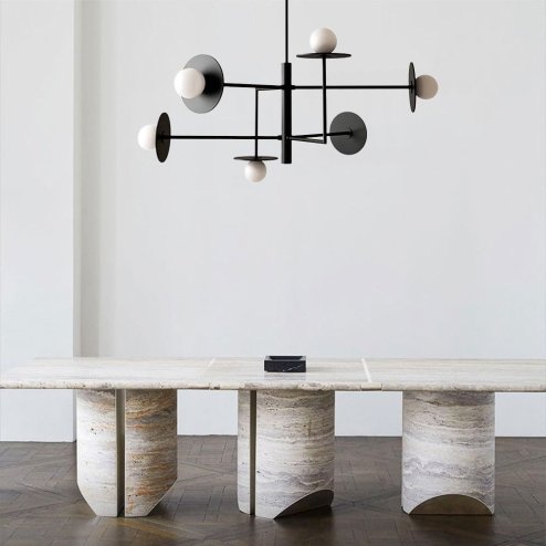 CEILING LAMP CHANDELIER TOOLIGHT APP1668-6CP BLACK