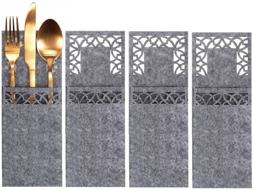 Cutlery Cover Set 4 pcs KF357-4G Grey