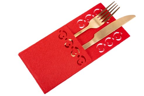Cutlery Cover Set 8 pcs 2xKF357 Red